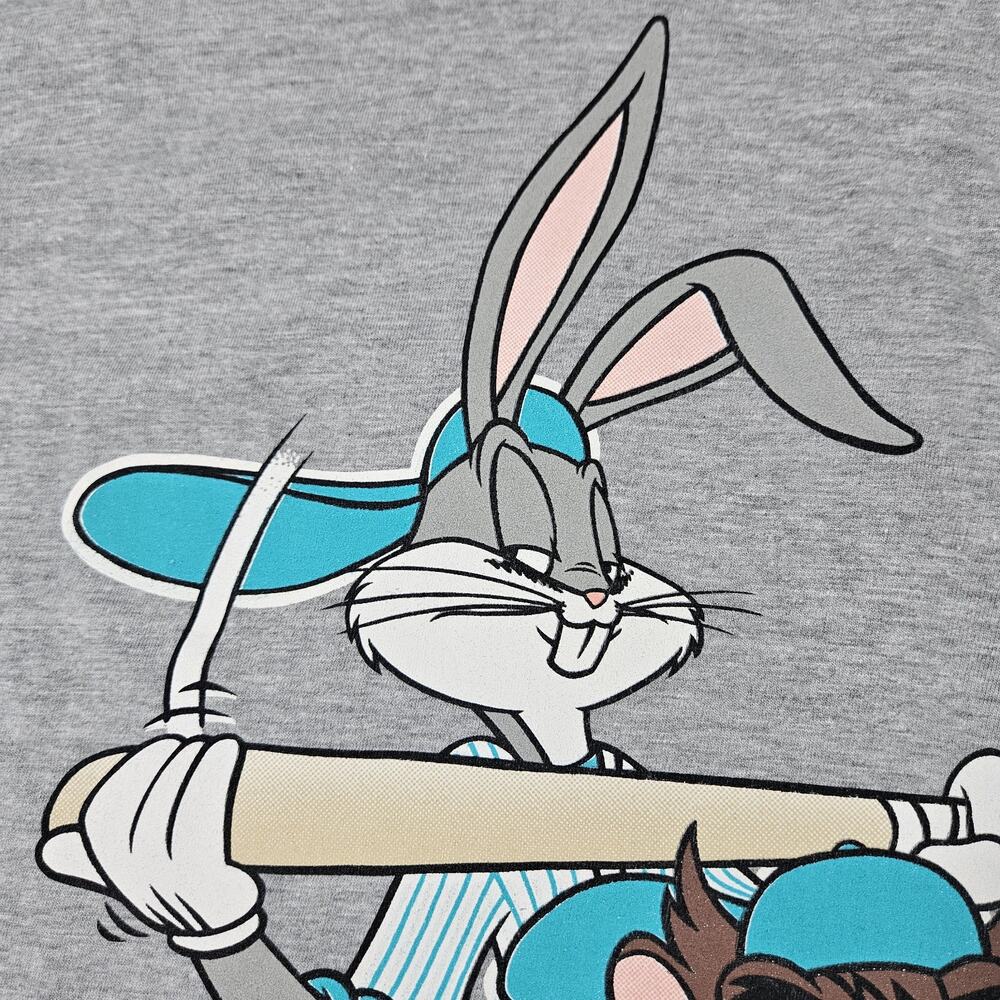Vintage 1994 Florida Marlins Shirt Mens Size XL Taz Bugs Bunny Looney Tunes MLB - Picture 2 of 15